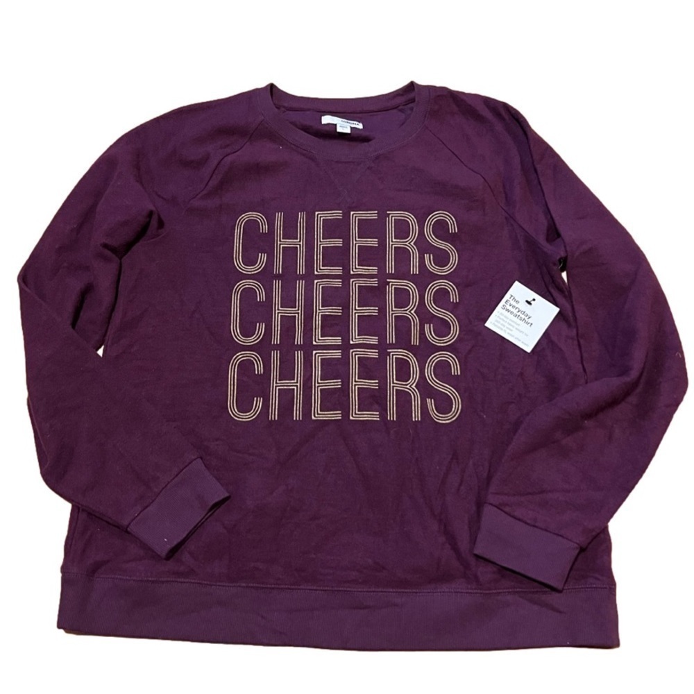 Sonoma Cheers Cheers Cheers Sweater (Sz L)